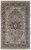 10' X 13' Gray Taupe And Blue Wool Floral Hand Knotted Stain Resistant Area Rug