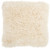Fluffy Cream Shag Accent Throw Pillow