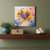 Contemporary Colorful Heart Unframed Canvas Wall Art