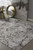 10'x13' Ivory Grey Machine Woven Abstract Vermicular Indoor Area Rug