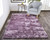5' X 8' Purple Shag Tufted Handmade Area Rug - 606114104506