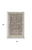 5' X 8' Tan And Brown Wool Plaid Tufted Handmade Stain Resistant Area Rug