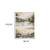 7' X 10' Beige And Gold Abstract Distressed Area Rug