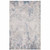 Homeroots Home Decor 5' X 7' Grey And Blue Abstract Power Loom Stain Resistant Area Rug