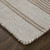 8' X 11' Ivory And Taupe Striped Dhurrie Hand Woven Stain Resistant Area Rug - 606114110316