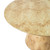 48" Natural Wood Pedestal Base Round Top Dining Table