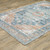 Homeroots Home Decor 5' X 7' Orange Blue Teal Green And Beige Oriental Power Loom Stain Resistant Area Rug