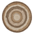 8' Beige Jute Hand Braided Round Rug