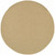 Homeroots Home Decor 8' Round Solid Sand Beige Indoor Outdoor Area Rug
