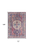 6' X 9' Red And Navy Medallion Distressed Washable Area Rug
