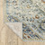 6' X 9' Blue Beige Rust Gold And Teal Oriental Power Loom Stain Resistant Area Rug - 606114595403