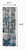 Homeroots Home Decor 2'x8' Grey and Blue Grey Skies Runner Rug