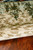 5' X 8' Ivory Green And Red Southwestern Area Rug