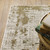 5' X 7' Beige Gold And Grey Abstract Power Loom Stain Resistant Area Rug - 606114613381