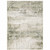 Homeroots Home Decor 5' x 8' Oriental Power Loom Stain Resistant Area Rug, Grey, Ivory, Beige, and Taupe