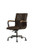 22" X 26" X 35-3" Distressed Chocolate Top Grain Leather Executive Office Chair
