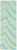 Homeroots Home Decor 8' Ocean Blue Beige Hand Tufted Abstract Waves Indoor Runner Rug