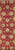 Homeroots Home Decor 2' x 7' Red Floral Vines Bordered Wool Runner Rug, Red, Wool