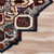 Homeroots Home Decor 5' Maroon and Gray Medallion Area Rug