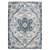 8' x 10' Dark Blue Medallion Power Loom Area Rug
