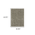 5' X 8' Brown And Beige Geometric Distressed Area Rug
