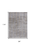 8' X 10' Taupe Silver and Tan Abstract Power Loom Non Skid Area Rug