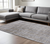 8' X 10' Taupe Silver and Tan Abstract Power Loom Non Skid Area Rug
