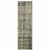2' X 8' Charcoal Grey Beige And Tan Abstract Power Loom Stain Resistant Runner Rug Polypropylene