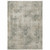 8' X 11' Grey Beige And Teal Oriental Power Loom Stain Resistant Area Rug - 606114587958