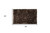 Homeroots Home Decor 5' x 8' Chocolate Faux Fur Non Skid Area Rug, Chocolate, 5x8 Feet