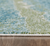 8' X 11' Blue And Green Abstract Area Rug