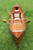 39.5" x 190" x 25.5" Traditional Wooden Canoe With Ribs