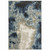 6' X 9' Blue Grey Charcoal And Beige Abstract Power Loom Stain Resistant Area Rug - 606114613459