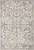 Homeroots Home Decor Ivory Machine Woven Distressed Traditional Floral Vines Indoor Area Rug, Ivory, 5' x 8'