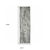 2' X 8' Ivory Grey Charcoal Blue And Rust Oriental Power Loom Stain Resistant Runner Rug