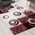 Homeroots Home Decor 2' x 15' Red and White Inverse Circles Runner Rug