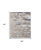 5' X 8' Tan Ivory And Blue Abstract Distressed Area Rug