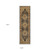 Homeroots Home Decor 2' X 8' Oriental Runner Rug, Gold, Brown, Grey, Rust, Green and Purple, Power Loom Stain Resistant