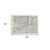 2' X 3' Gray And Ivory Faux Fur Area Rug