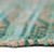5' x 8' Green and Brown Geometric Flatweave Handmade Area Rug