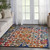 4’ x 6’ Rainbow Colored Indoor Outdoor Area Rug - 4512822813479
