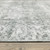 2' X 3' Sage Green Grey Ivory And Silver Oriental Printed Stain Resistant Non Skid Area Rug