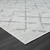 5' X 7' Cream Geometric Area Rug