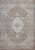 5' X 8' Beige Oriental Power Loom Distressed Stain Resistant Area Rug