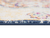 8' Blue And Beige Medallion Runner Rug