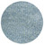 8' Round Polyester Seafoam Heather Area Rug
