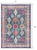 13' Blue And Ivory Oriental Runner Rug