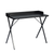 39" Black Wood and Metal X-Shape Computer Desk