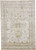 2' X 3' Gold And Ivory Floral Stain Resistant Area Rug