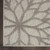 5' X 8' Gray Floral Indoor Outdoor Area Rug